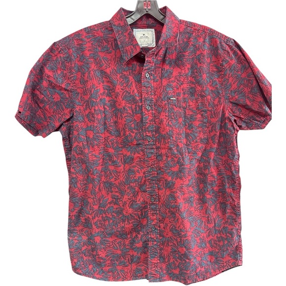 Rip Curl Red and Black Patterned Shirt - Picture 2 of 7